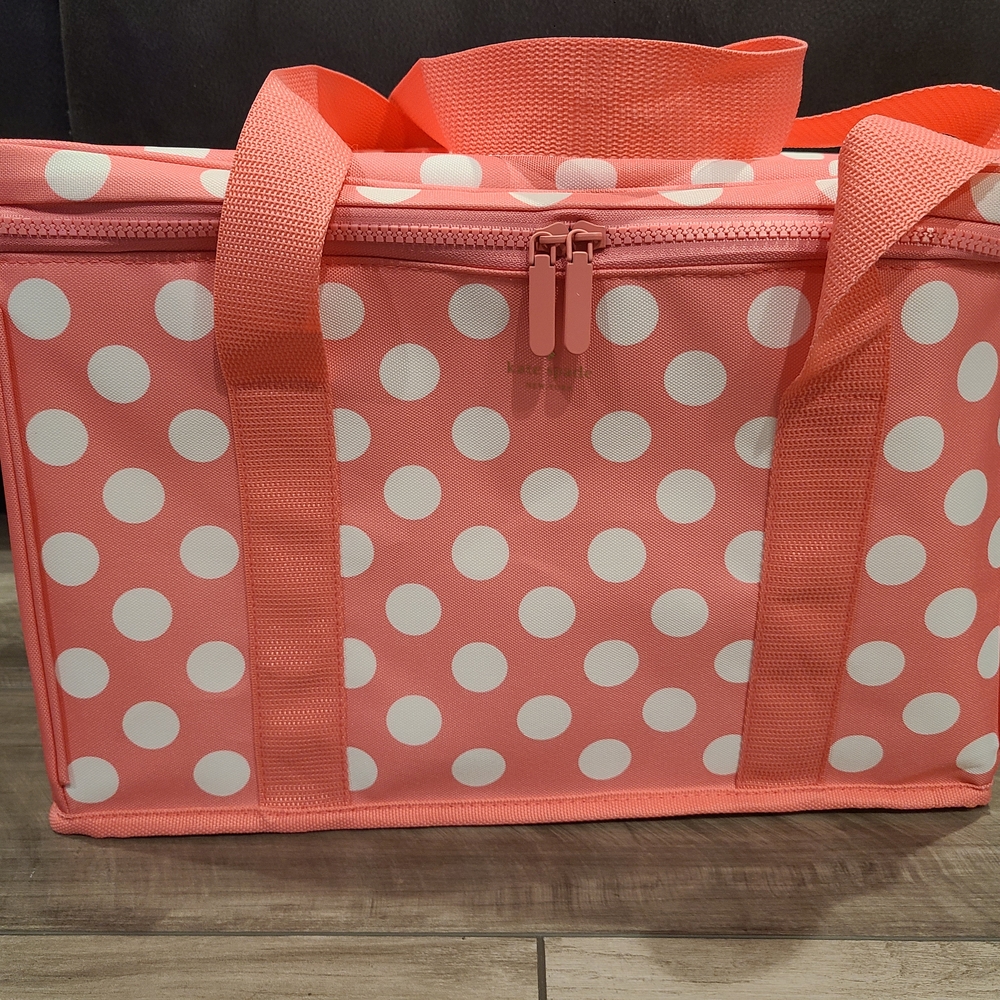 Kate Spade Cooler Bag Pink Polka Dot
